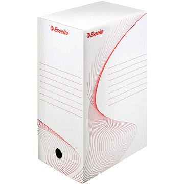 Obrázok Archívny box 150mm Esselte biely/červený