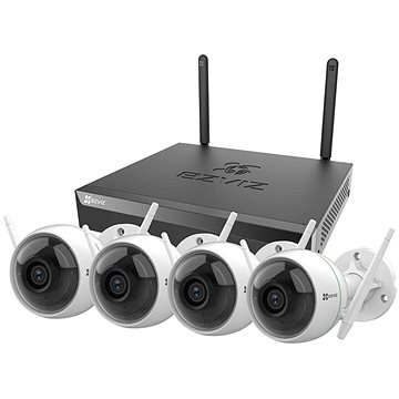 Obrázok EZVIZ Wireless Security Kit - NVR inkl. 1TB HDD + 4xC3N-Kamera CS-BW3824-B1E50