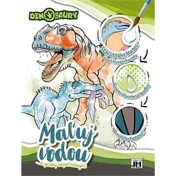 Obrázok Maľuj vodou Dinosaury