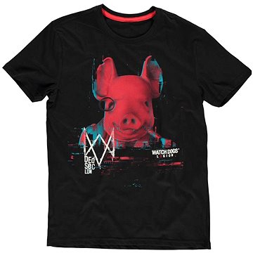 Obrázok Difuzed - Bioworld Europe Tričko Watch Dogs: Legion - Pork Head, farba černá, veľkosť L