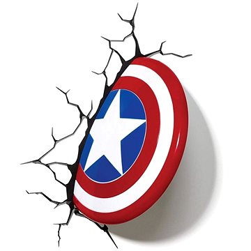 Obrázok 3Dlight 3D Lampa Marvel - Captain America Shield 3DL49463