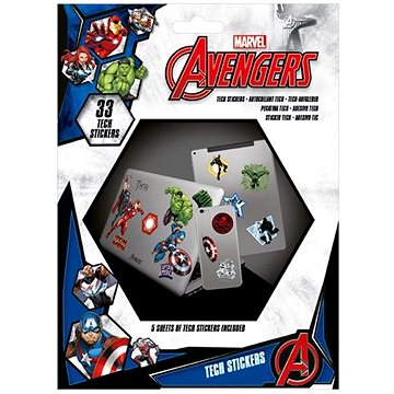 Obrázok Pyramid International Sada vinylových samolepek Marvel - Avengers Heroes (33 ks)