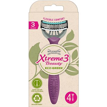 Obrázok WILKINSON Xtreme3 Beauty ECO Green 4 ks (4027800173006)