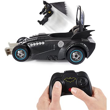 Obrázok SPIN MASTER BATMAN RC BATMOBILE S FIGURKOU A KATAPULTOM