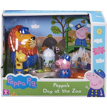 Obrázok Peppa Pig Sada ZOO, 3 figúrky a doplnky (5029736071738)