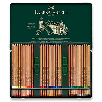 Obrázok FABER-CASTELL CERUZKY UMEL. PITT PASTELL PLECH.KRAB. 60KS