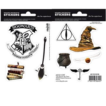 Obrázok ABYstyle – Harry Potter – Samolepky – 16 × 11 cm/2 hárky – Magical Objects (3700789248194)