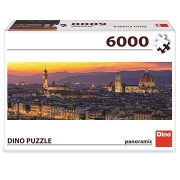 Obrázok Puzzle Zlatá Florencia 6000 panoramic Dino