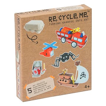 Obrázok Set Re-cycle me pro kluky – stojan na vajíčka