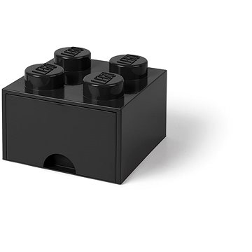 Obrázok LEGO LEGO úložný box s šuplíkem 250x250x180mm - černý LEGO40051733