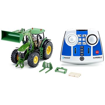 Obrázok Siku Control - Bluetooth, John Deere s předním nakladačem a dálkovým ovladačem (4006874067954)