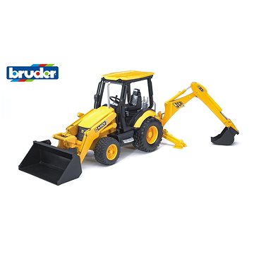 Obrázok Bruder - Traktor JCB MIDI - čel. nakl. + bagr