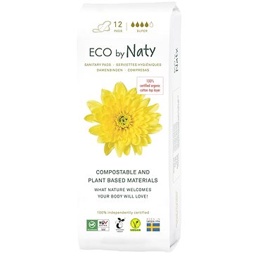 Obrázok Dámske ECO vložky Naty - super (12 ks)