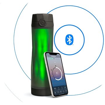 Obrázok HidrateSpark 3 – inteligentná fľaša s Bluethooth trackerom, 592 ml, čierna (HI-003-003G)