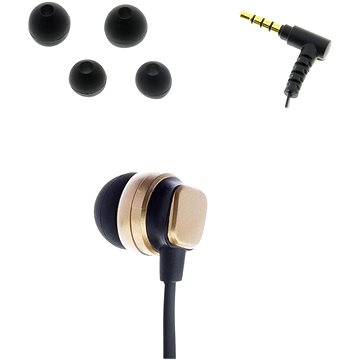 Obrázok MAXELL 303789 METALLIX EARPHONES GOLD Slúchadlá do uší 35050161