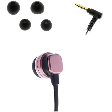 Obrázok MAXELL 303790 METALLIX EARPHONES PINK Slúchadlá do uší 35050162