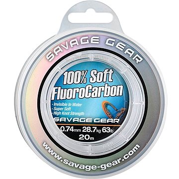 Obrázok Savage Gear Soft Fluoro Carbon 0.17 mm 50 m 2.10 kg 4.6 lb