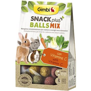 Obrázok Gimbi Snack Plus Guľôčky mix 50 g (4002064209067)