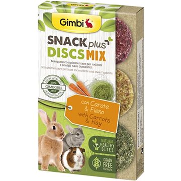 Obrázok Gimbi Snack Plus Discs mix 50 g (4002064209050)