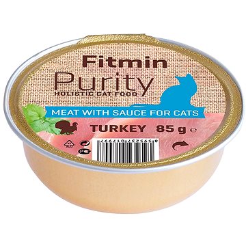 Obrázok Fitmin Cat Purity alutray Salmon 85 g (8595237018000)