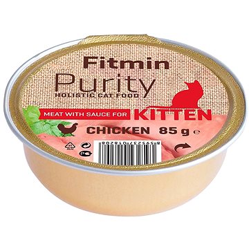 Obrázok Fitmin Cat Purity alutray Kitten Chicken 85 g (8595237018208)