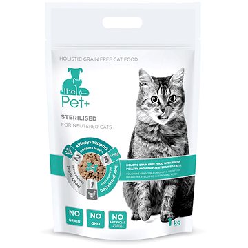 Obrázok the Pet+ 3in1 cat STERILISED 1kg