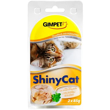 Obrázok Gimpet kočka konz. ShinyCat tuňak/krev/maltóza 2x70g