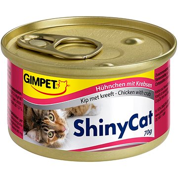 Obrázok GimCat Shiny Cat kura, kreveta 70 g (4002064413129)