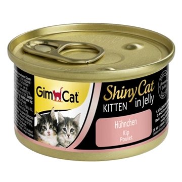 Obrázok GimCat Shiny Cat kitten kura 70 g (400206413143)