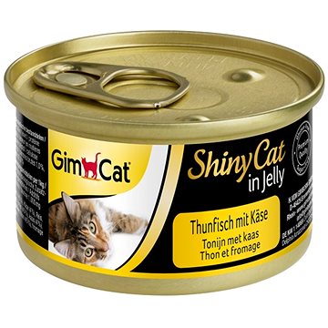 Obrázok GimCat Shiny Cat tuniak, syr 70 g (4002064414188)