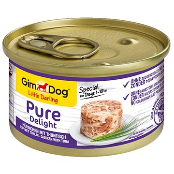 Obrázok GimDog PURE Delight kura s tuniakom 85 g (4002064513164)