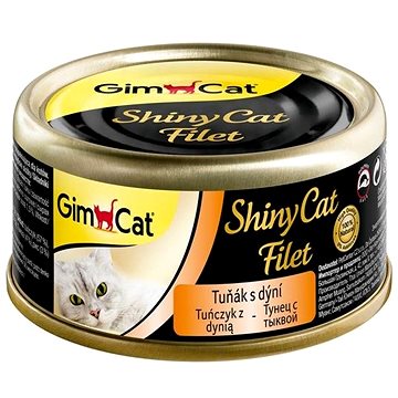 Obrázok GimCat Shiny Cat filet tuniak s tekvicou 70 g (4002064413778)