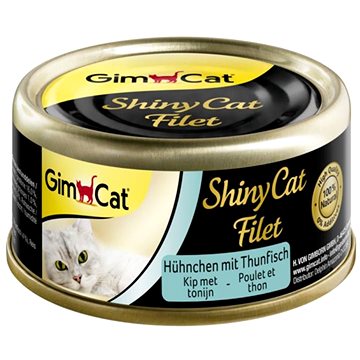 Obrázok GimCat Shiny Cat filet kura s tuniakom 70 g (4002064414218)