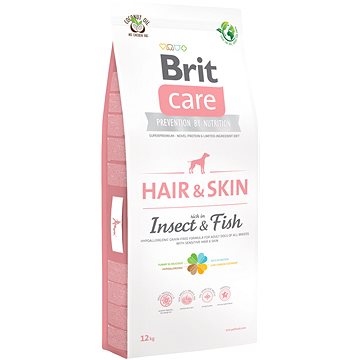 Obrázok Brit Care Dog Hair&Skin Insect&Fish 12 kg (8595602550142)