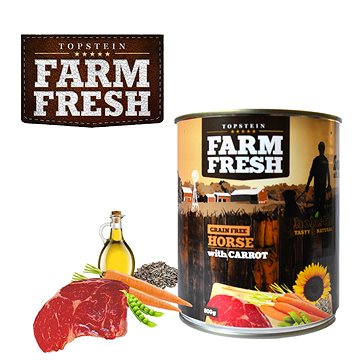 Obrázok Farm Fresh Dog Horse with Carrot konzerva 800g