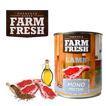 Obrázok Farm Fresh Dog Monoprotein konzerva Lamb 400g