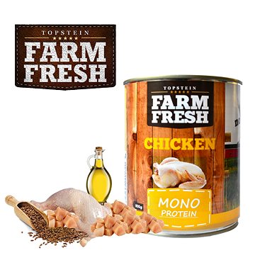 Obrázok Farm Fresh Dog Monoprotein konzerva Chicken 800g