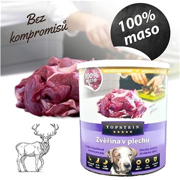 Obrázok Topstein Zverina v plechu 800 g