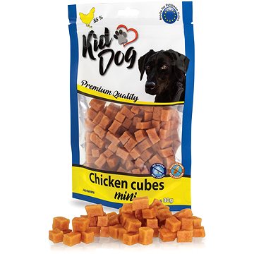 Obrázok KidDog Mini kuřecí kostičky 80 g (8596410045196)