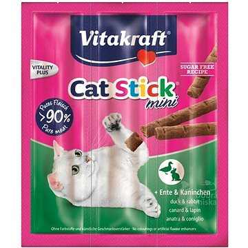 Obrázok Vitakraft Cat pochoutka Stick mini  Rabb.+Duck. 3x6g