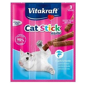 Obrázok Vitakraft Cat pochoutka Stick mini Salmon+Trout 3x6g