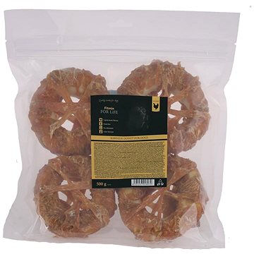 Obrázok Fitmin FFL dog treat rawhide donut 500 g (8595237018970)