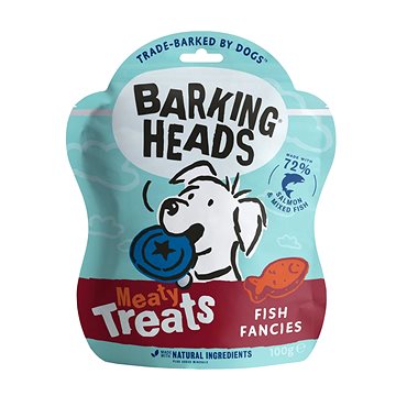 Obrázok BARKING HEADS Meaty Treats Fish Fancies 100g