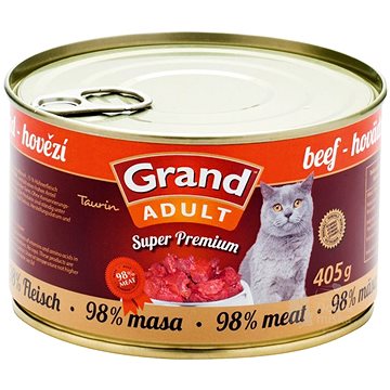 Obrázok GRAND konz.  Superpremium kočka hovězí 405g