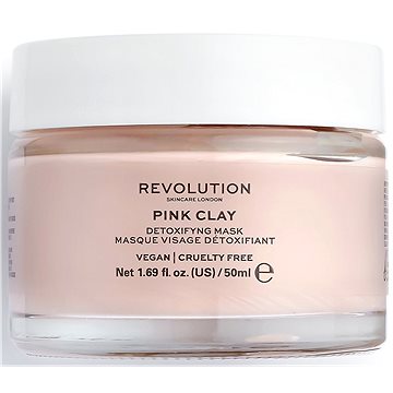 Obrázok Revolution Skincare Pink Clay detoxikačná pleťová maska  50 ml