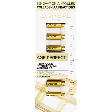 Obrázok ĽORÉAL PARIS Age Perfect 7 Day Cure Retightening Ampoules 7 × 1 ml (3600523967834)