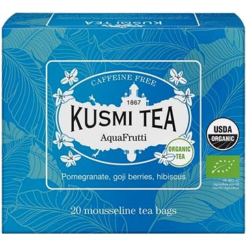 Obrázok Kusmi Tea Organic AquaFrutti 20 mušelínových vrecúšok 40 g (3585810079004)