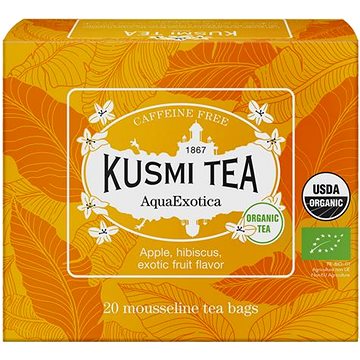 Obrázok Kusmi Tea Organic AquaExotica 20 mušelínových vrecúšok 40 g (3585810078991)