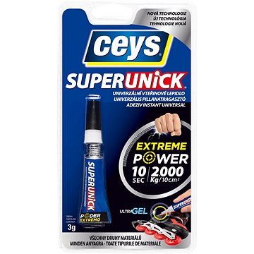 Obrázok Lepidlo Ceys SUPERUNIC IMMEDATE POWER, sekundové, 3 g