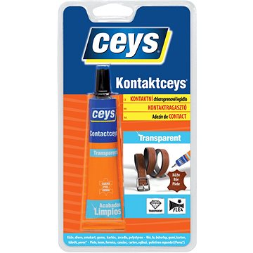 Obrázok Lepidlo Ceys KONTAKTCEYS transparentné, tuba, 30 ml